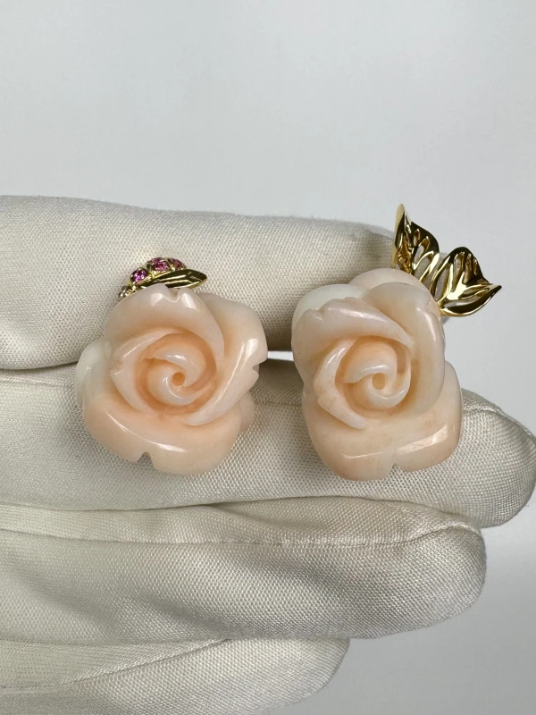 Dior ROSE PRE CATELAN WHITE CORAL AND PINK SAPPHIRES SET DIOR 1158 4