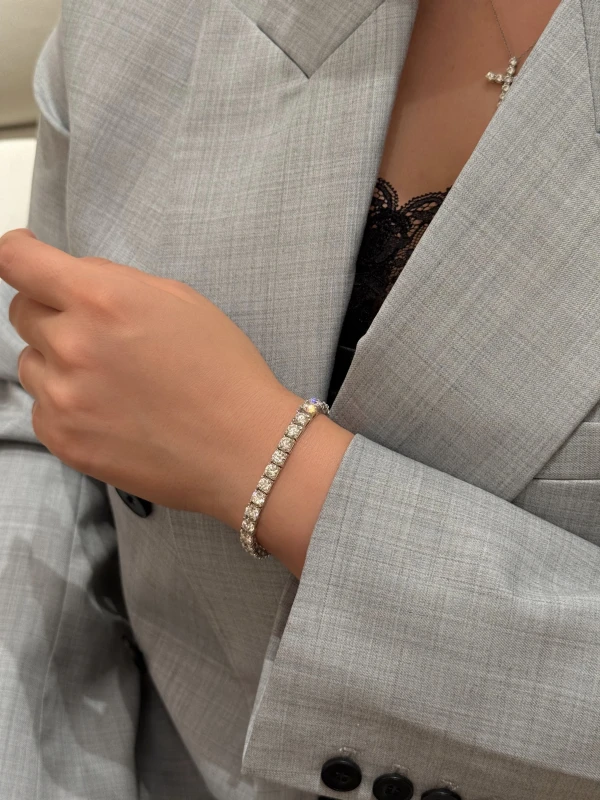 DeRosa ROUND DIAMONDS 15.57 CT BRACELET (SIZE 17) B567571 5