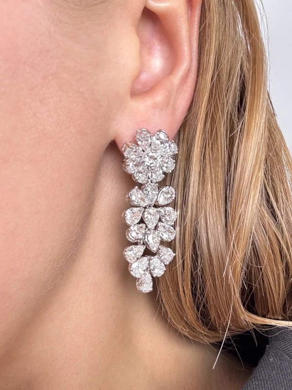 RalfDiamonds DIAMOND 16.41 CT EARRINGS NN16.41 CT 2