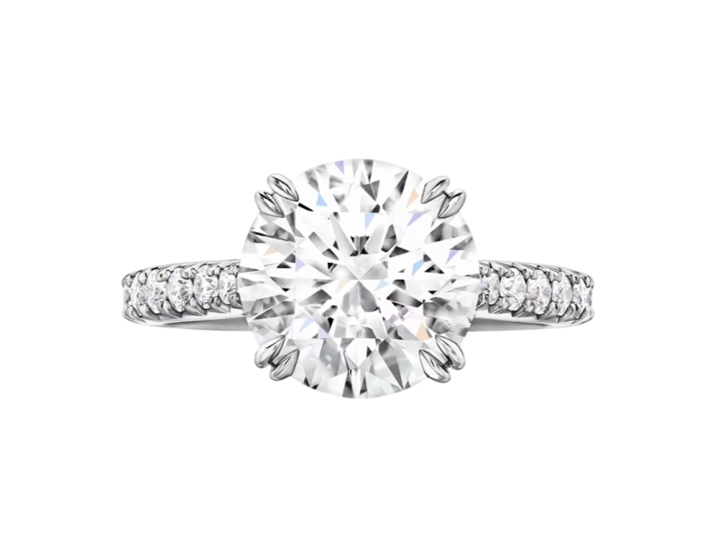 Brilliant Love Diamond Engagement Ring 3.05 ct F/VS1 EXEXEX (GIA)