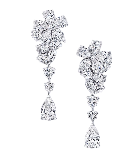 Carissa Single Flower Earrings 10.02 CT