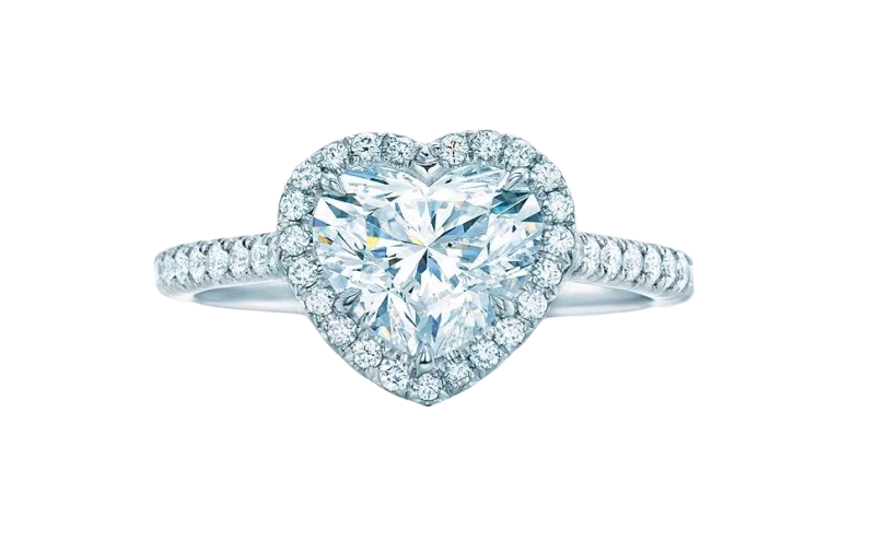 HEART DIAMOND 3.01 CT H/VS1 RING (GIA)