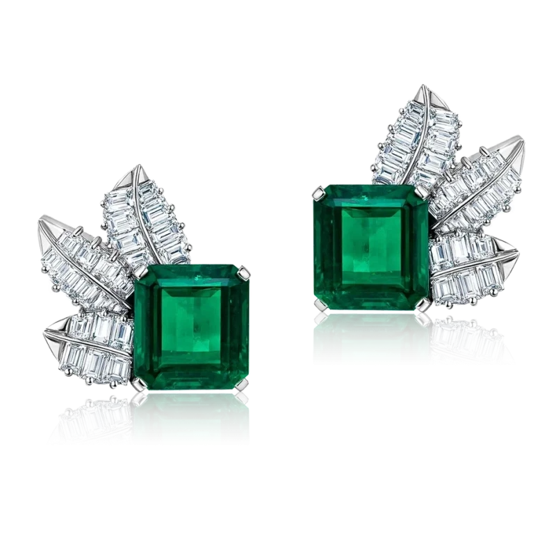 DeRosa COLOMBIA EMERALD 12.26 - 2.90 - 3.45 CT MUZO GREEN SET (GRS) R150140/E501702 3