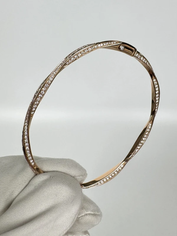 GRAFF SPIRAL FULL PAVE DIA BRACELET (SIZE M) RGB348 3