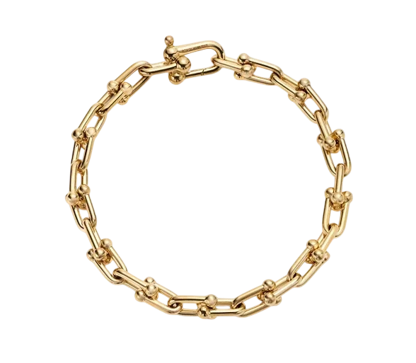 Tiffany HardWear Small Link Bracelet in Yellow Gold
