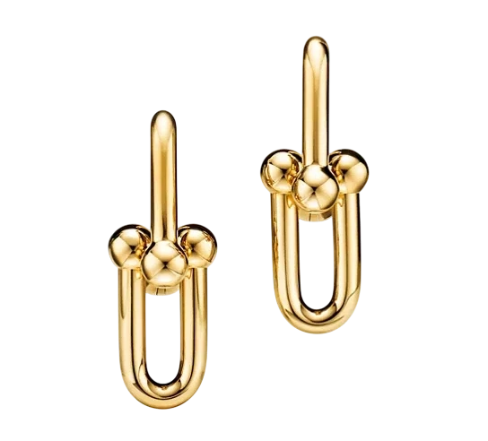 Tiffany & Co Tiffany HardWear Medium Link Earrings in Yellow Gold 73584558 1