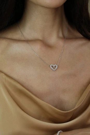 DeRosa HEART PENDANT 0.74 CT WHITE/VS N527074 3