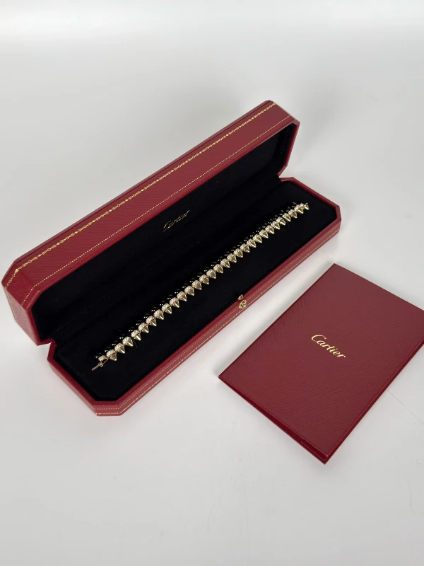 Cartier CLASH DE CARTIER BRACELET, FLEXIBLE, ONYX, EXTRA-LARGE MODEL, DIAMONDS (SIZE 17) N6723417 7