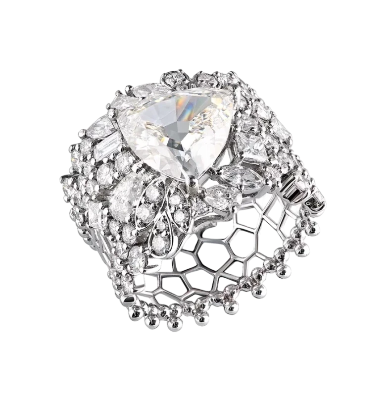 DIAMOND 3.02 CT H/SI2 RING (GIA)