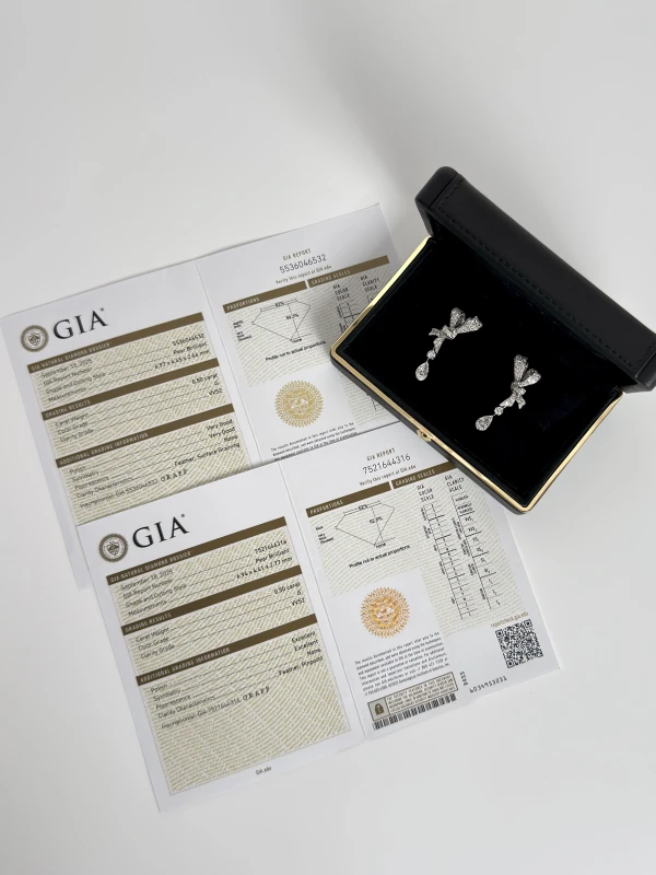 GRAFF Tilda’s Bow Diamond Drop Earrings RGE2024 5