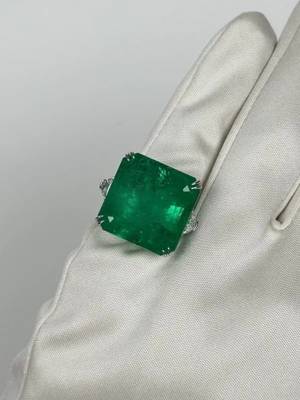 СЕРЬГИ NO NAME EMERALD 32.89 CT RING (SIZE 55) EM 32.89 CT 5
