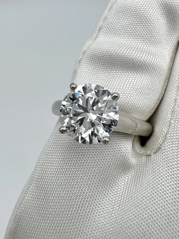 Cartier SOLITAIRE 1895 3.05 CT E/VVS2 RING (GIA) SIZE 52 N4807952 4
