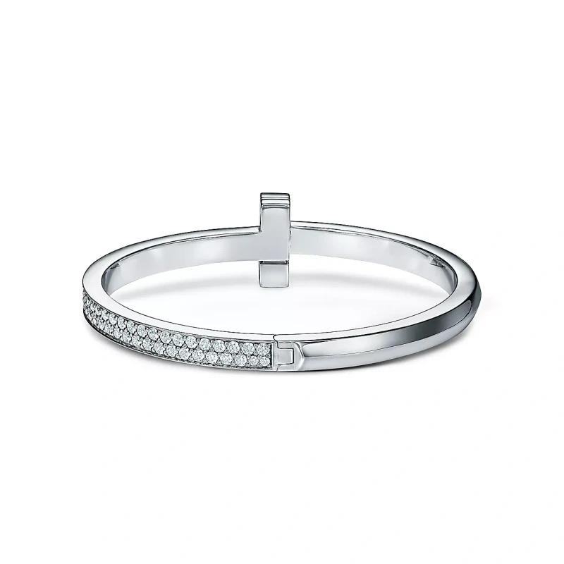 Tiffany & Co T WIDE DIAMOND BRACELET 67792904 4