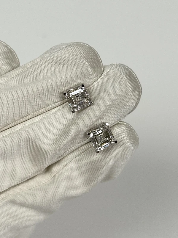СЕРЬГИ NO NAME DIAMOND EARRINGS 3.02-3.08 CT F-G/VS1 (GIA) 3,02-3,08 CT ASHER 2