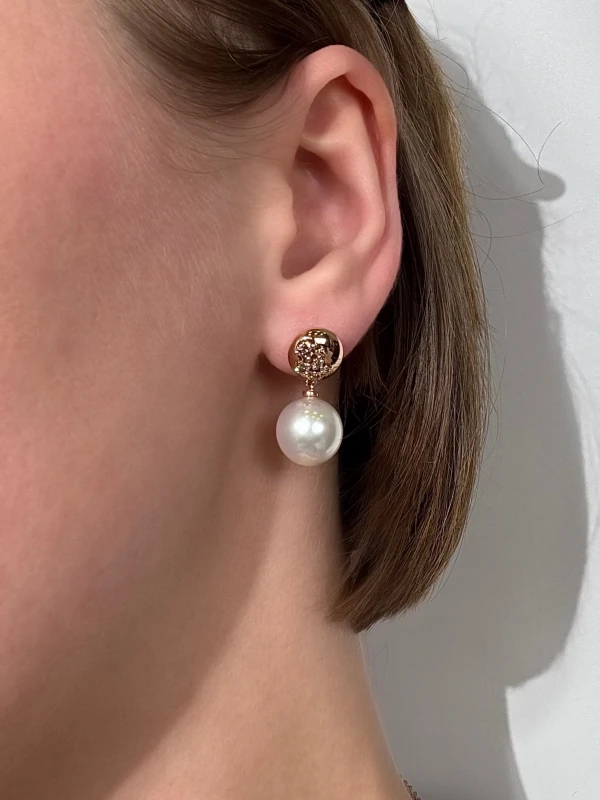 UTOPIA PEARL AND DIAMOND EARRINGS YN05RB04 3