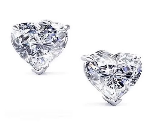 GRAFF HEART DIAMOND 3.02 CT H/VS1 - 3.01 CT G/VS1 EARRINGS GRAFF3.02-3.01CT