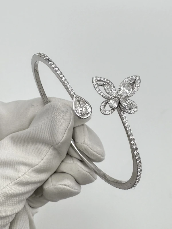 Graff Butterfly Diamond 3.38 ct Bracelet (SIZE L) RGB266 2