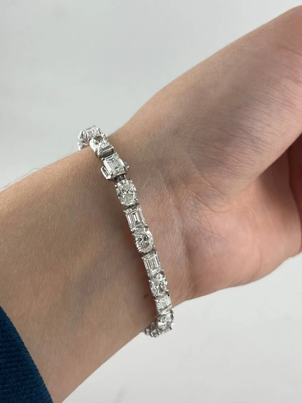 No name DIAMOND 7.89 CT F-G/VS BRACELET NN17CT 6