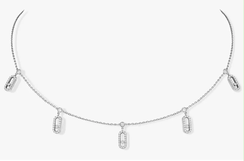 MESSIKA CHOKER MOVE UNO PAMPILLE PAVE 12150-WG