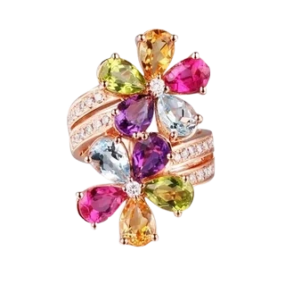 Bvlgari MULTICOLOR SAPPHIRE СOCTAIL RING BVGring2807