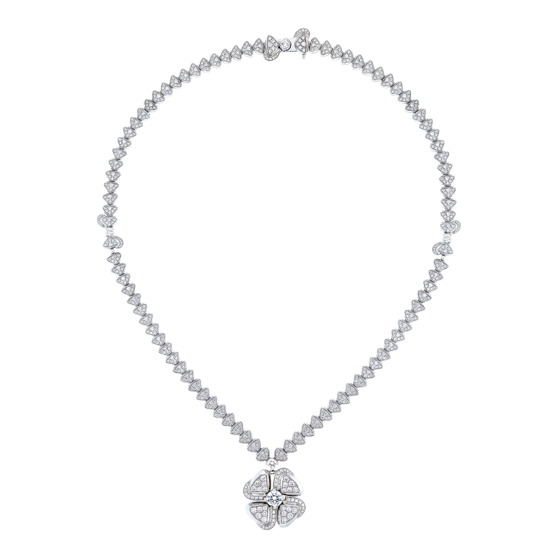 No name FLOWER NECKLACE DIA1829 1