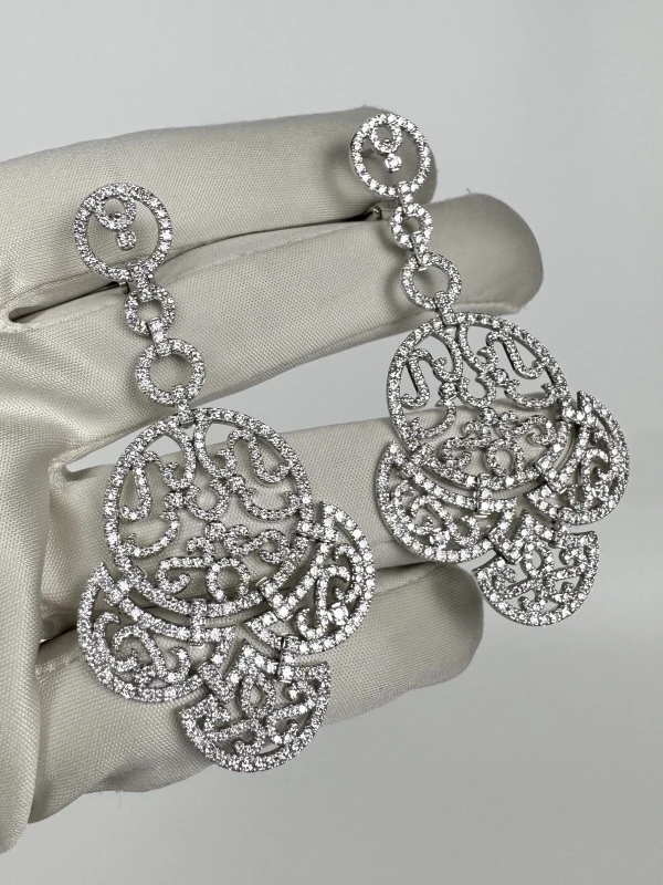 Jacob & Co LACE EARRINGS 91534296 4