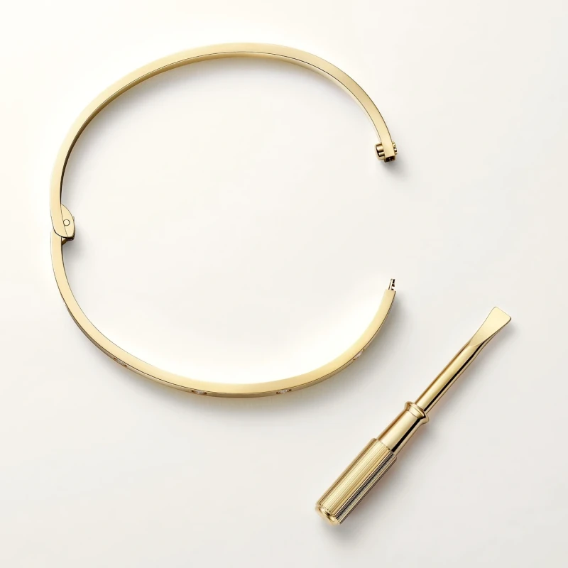 Cartier LOVE bracelet, small model, 10 diamonds (SIZE 16) B6079716 4