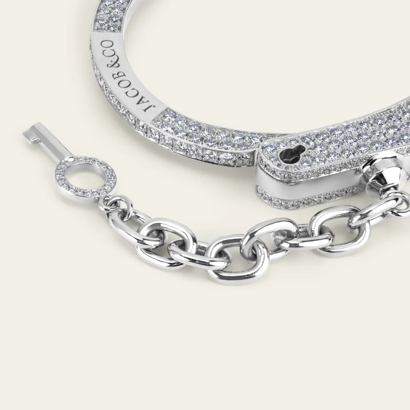 Jacob & Co Love Lockdown Bracelet (SIZE 16) 925611313 2