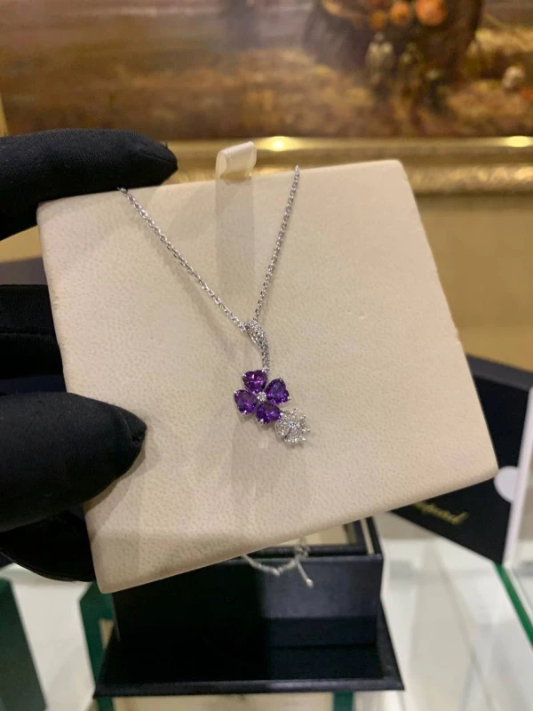 Chopard FOR YOU, AMETHYST AND DIAMONDS PENDANT 799371 4