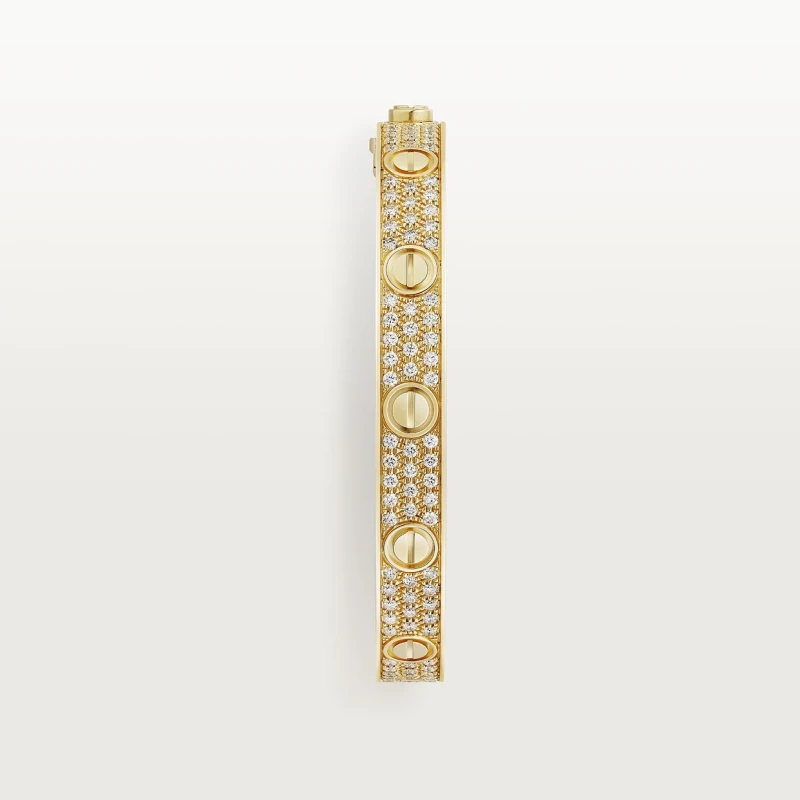 Cartier LOVE BRACELET, YELLOW GOLD, DIAMONDS (SIZE 16) N6035016 2