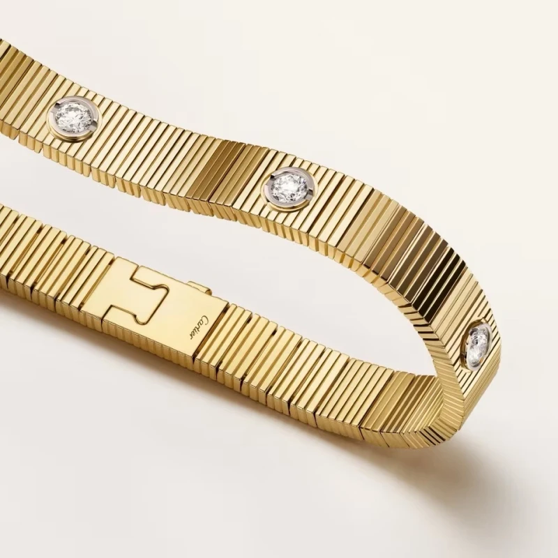 Cartier LOVE UNLIMITED BRACELET, FLEXIBLE, DIAMONDS (SIZE 16) B6094116 7