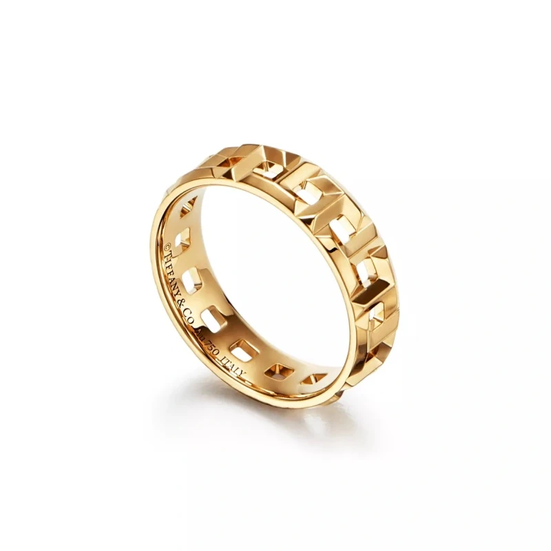 Tiffany & Co Tiffany T True Wide Ring in Yellow Gold (SIZE 53) 62508930 3