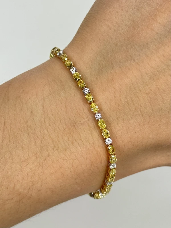 VERDI JEWELLERY БРАСЛЕТ С БРИЛЛИАНТАМИ 6.55 CT A91F 3