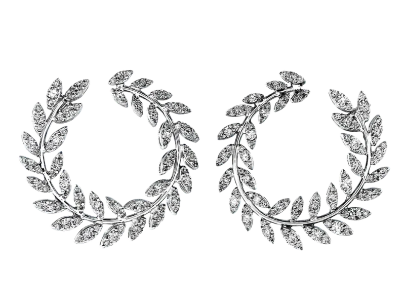 FLOWER DIAMOND EARRINGS