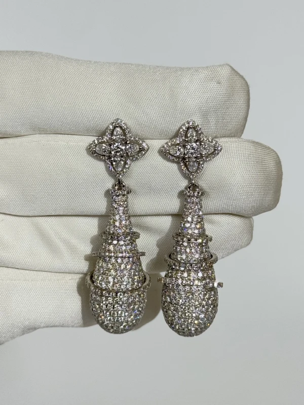 RalfDiamonds СЕРЬГИ С БРИЛЛИАНТАМИ 0.66 G-H/VS-SI 3