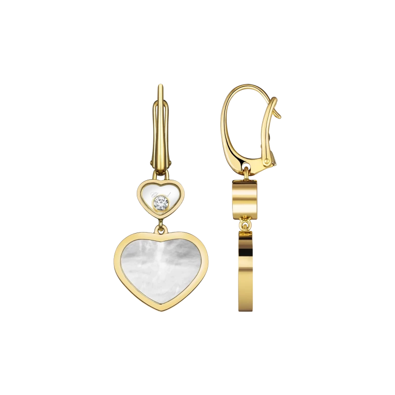 Chopard HAPPY HEARTS EARRINGS, MOTHER OF PEARL 837482-0310 1