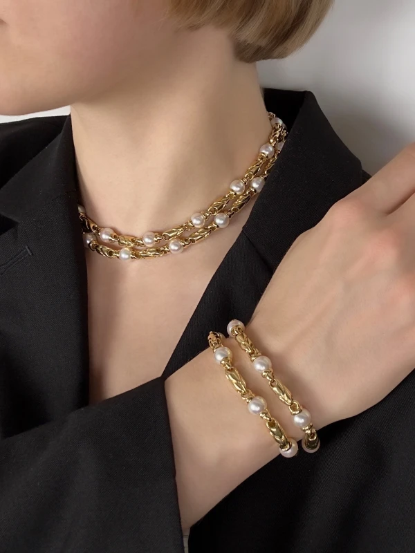 Bvlgari PASSO DOPPIO NECKLACE SET bvlgari 2