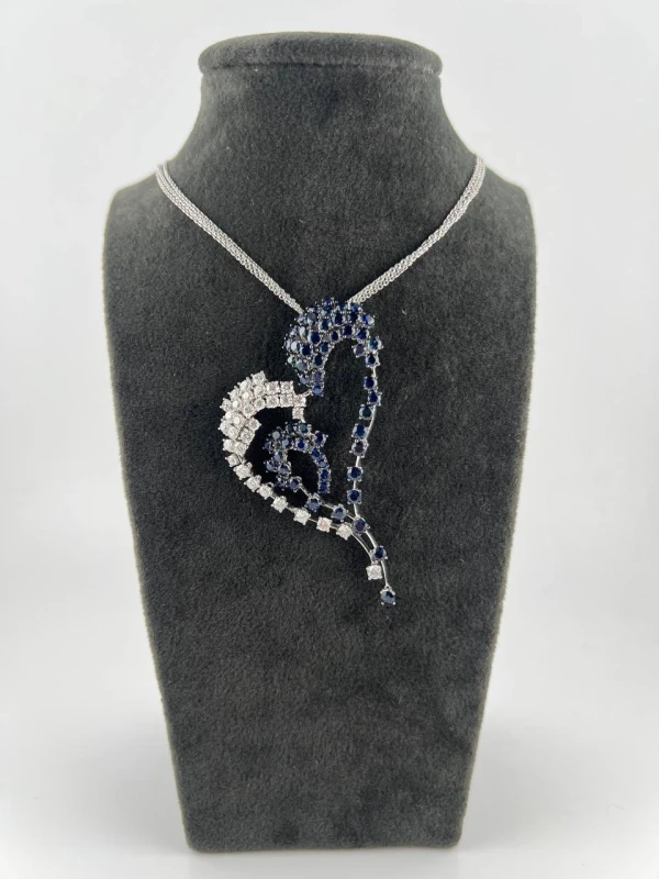 Ювелирные украшения SAPPHIRES&DIAMONDS HEART PENDANT SAPPHIRES&DIAMONDS 2