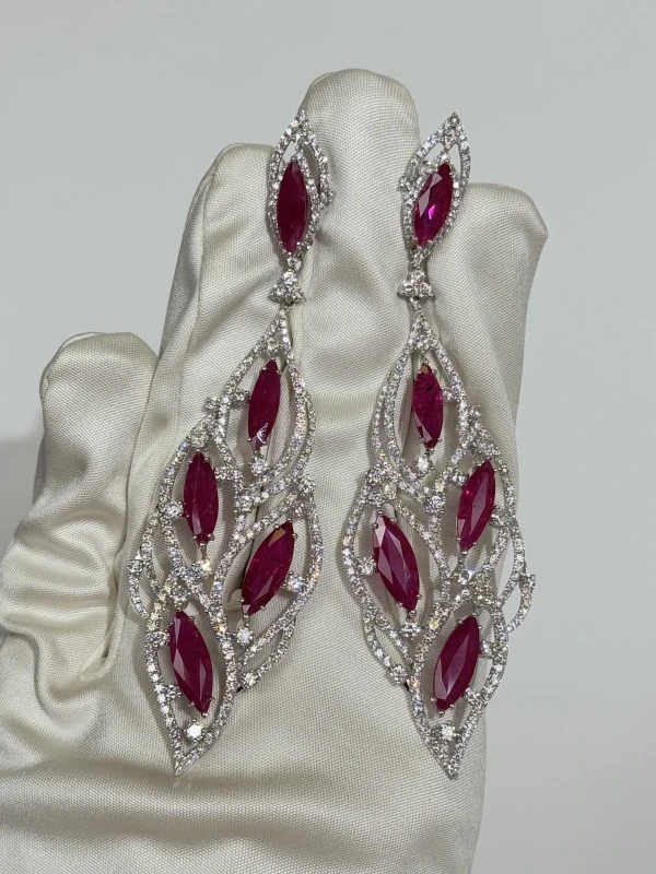 RalfDiamonds RUBY 42.71 CT & DIAMOND 13.5 CT SET RD01123 5