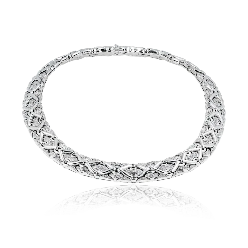 Bvlgari Diamond 'TRIKA' White Gold Set (NEW) BVG1157 2