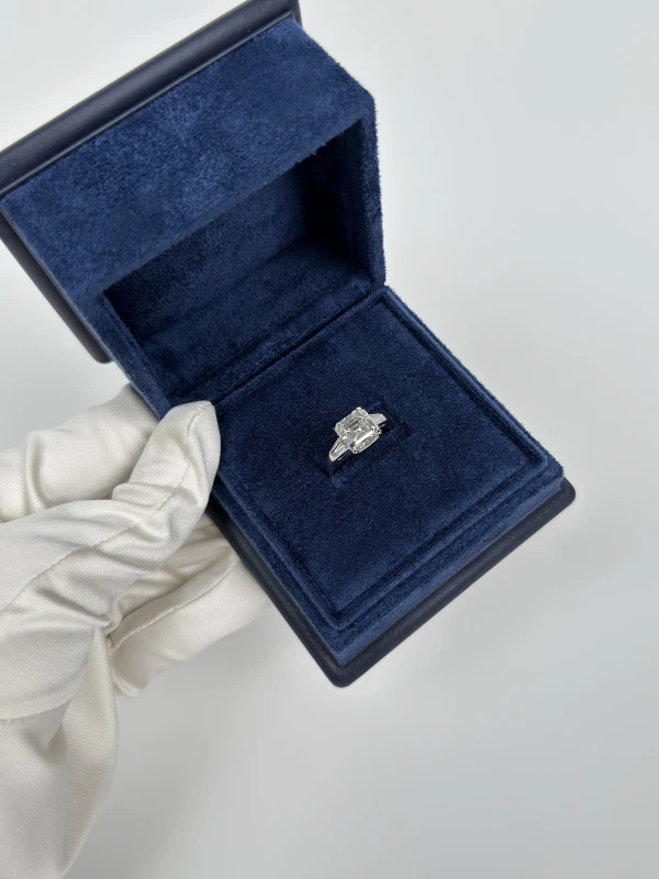СЕРЬГИ NO NAME ASHER DIAMOND 4.12 CT G/VVS2 RING NN4.12G 6