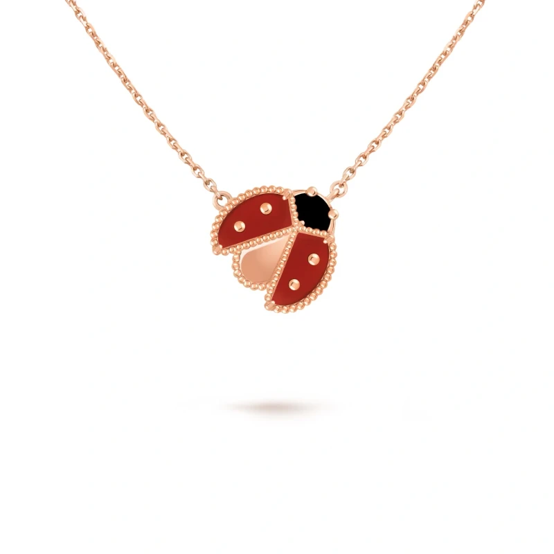Van Cleef & Arpels. Lucky Spring pendant, open wings ladybug VCARP9X000 3