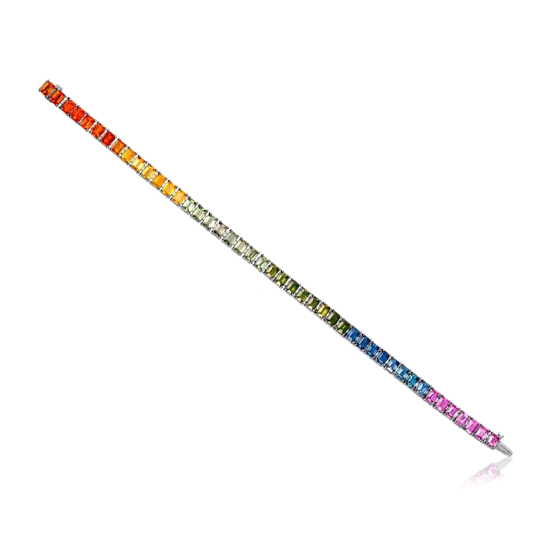 DeRosa MULTICOLOURED SAPPHIRE BRACELET 11.80 CT B149711802 1