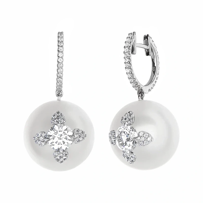 PEARL 13.49-13.64 MM EARRINGS