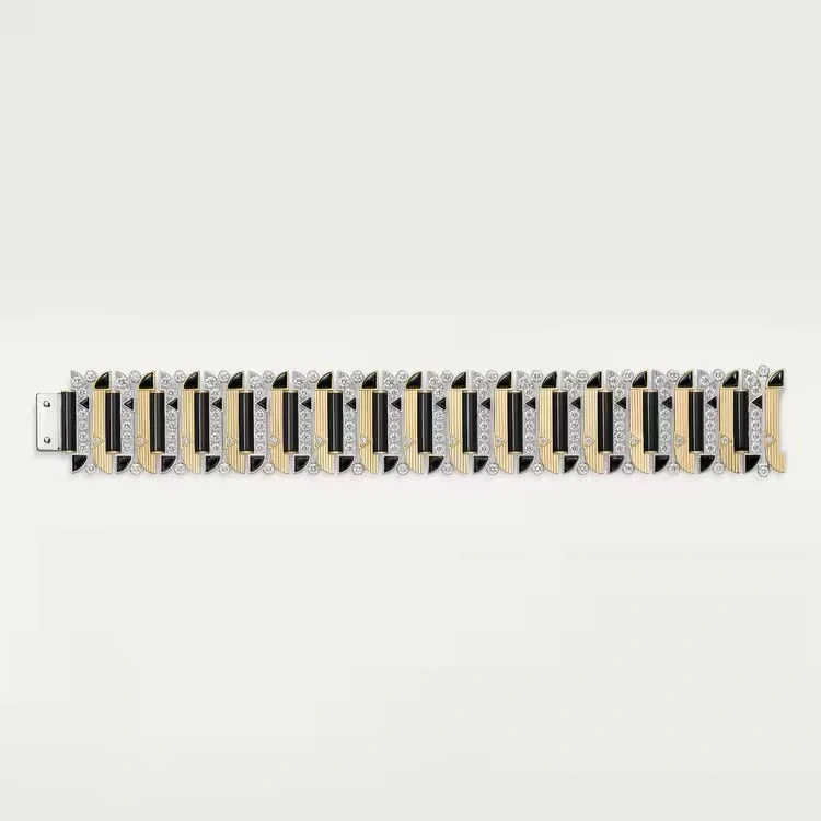 Cartier GÉOMÉTRIE & CONTRASTES BRACELET, ONYX, PAVED H6045416 2