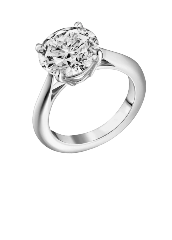 СЕРЬГИ NO NAME ROUND DIAMOND 3.01 CT I/SI1 RING (MGL) 3.01ct I/SI1 1