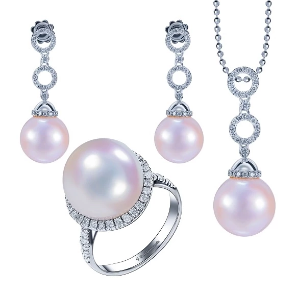 PEARL & DIAMOND SET