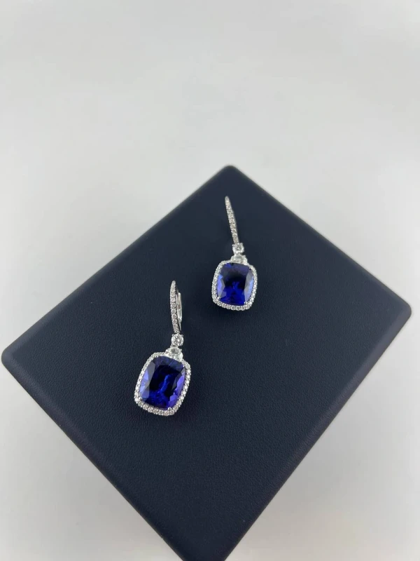 Verdi Jewellery СЕРЬГИ С ТАНЗАНИТАМИ 8,99 CT - 8.61 CT 8,99 CT - 8.61 CT 2