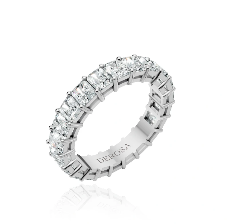 RADIANT DIAMOND 3.95 CT ETERNITY RING (SIZE 53)