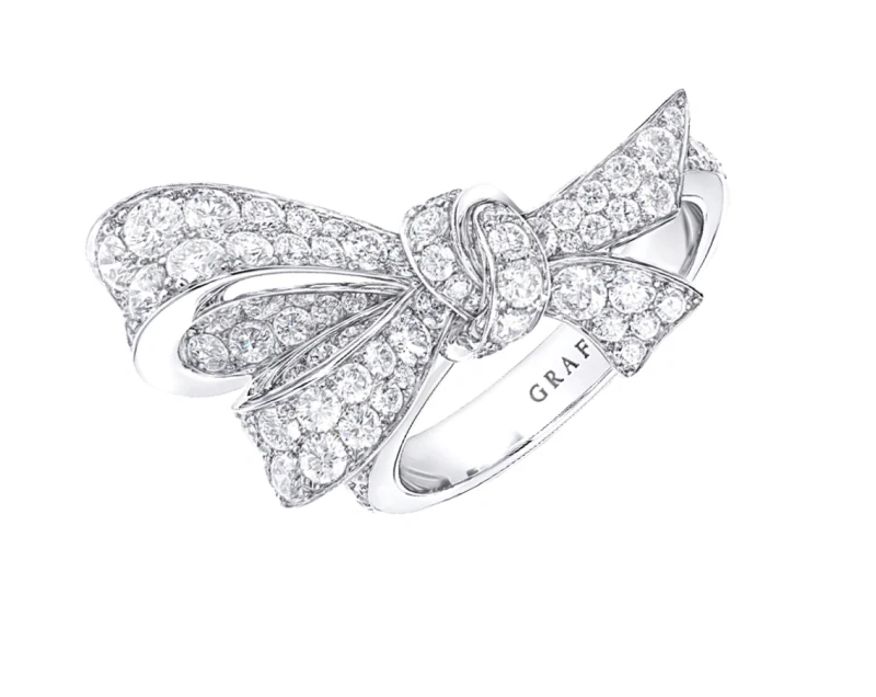 Tilda’s Bow Diamond Ring (SIZE 52)